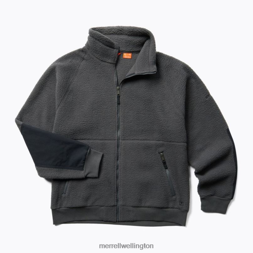 Sherpa Full Zip (JMF26572-101) Merrell Men 8VV6P569 Clothes Asphalt - Click Image to Close