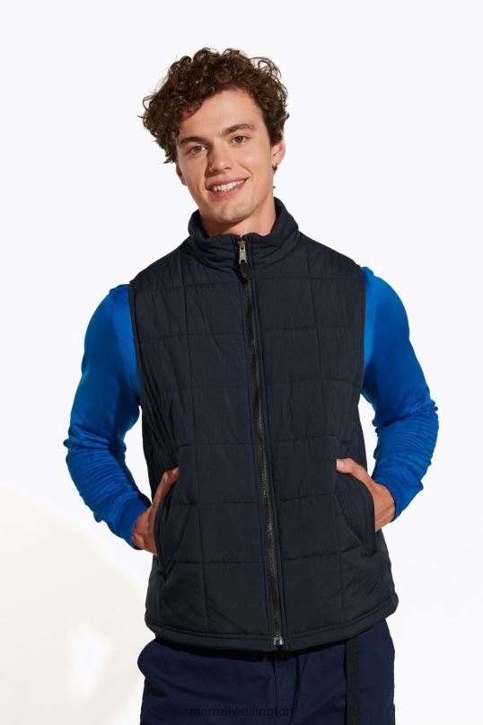 Terrain Insulated Vest (JMF26570-010) Merrell Men 8VV6P745 Clothes Black - Click Image to Close