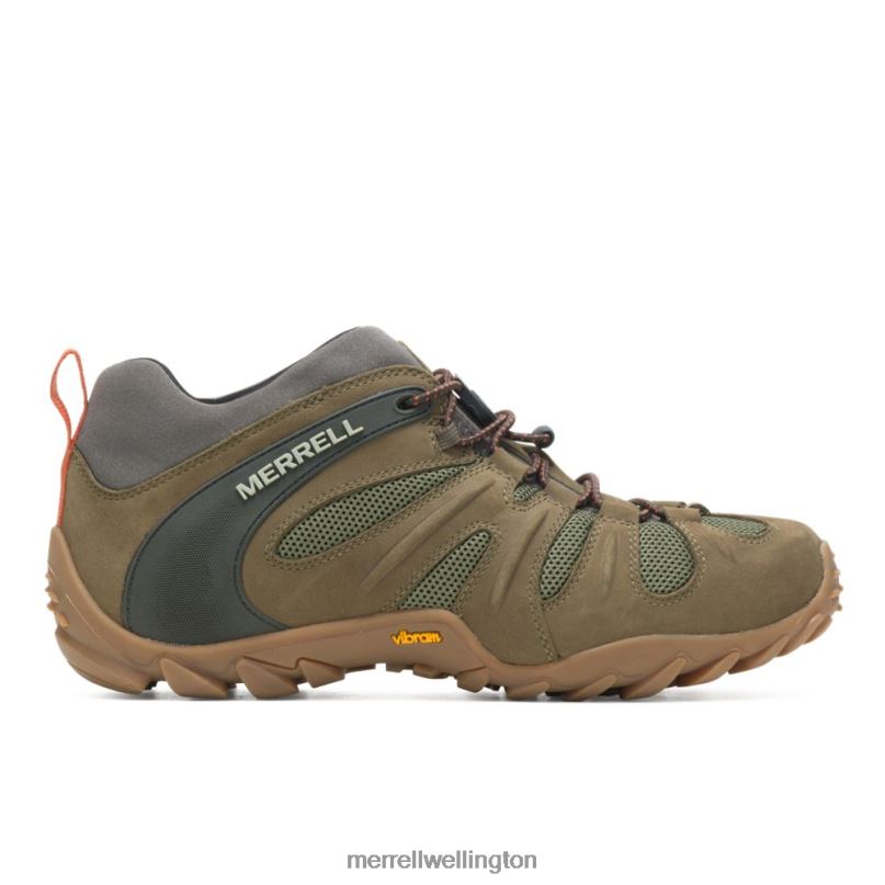 Chameleon 8 Stretch (J033419) Merrell Men 8VV6P282 Shoes Olive - Click Image to Close