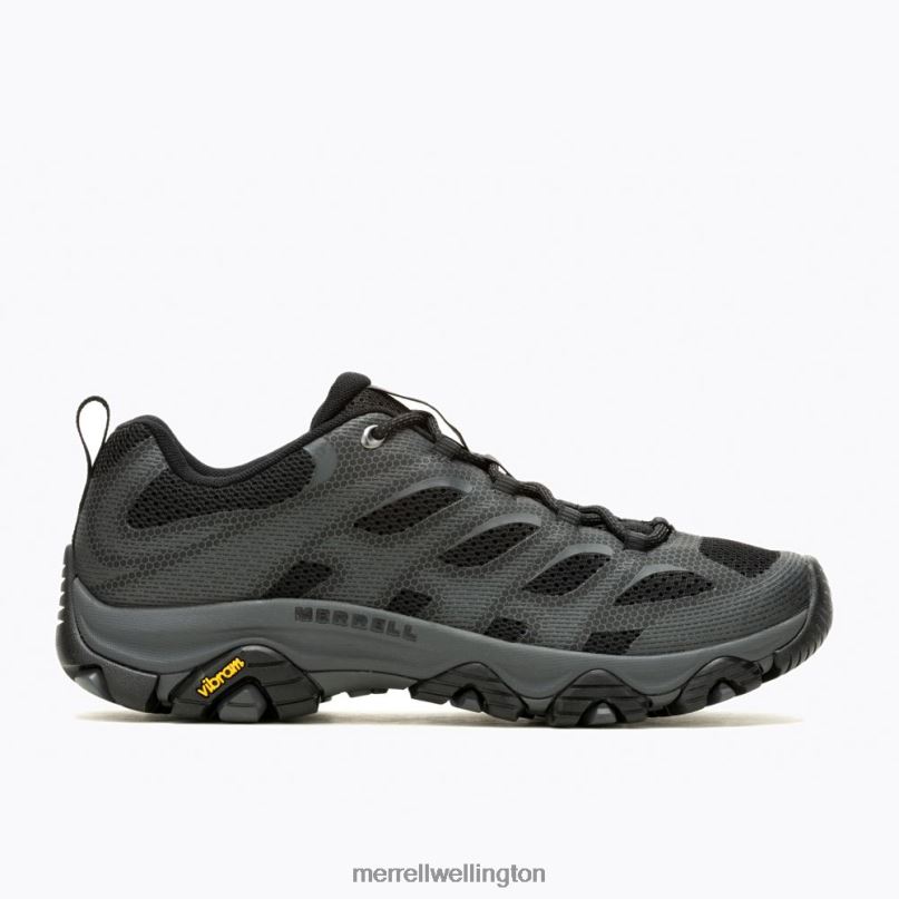 Moab 3 Edge (J035895) Merrell Men 8VV6P364 Shoes Black - Click Image to Close