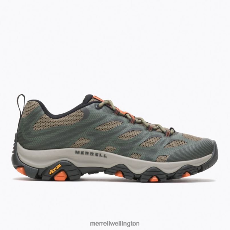 Moab 3 Edge (J135549) Merrell Men 8VV6P362 Shoes Herb/Moss - Click Image to Close