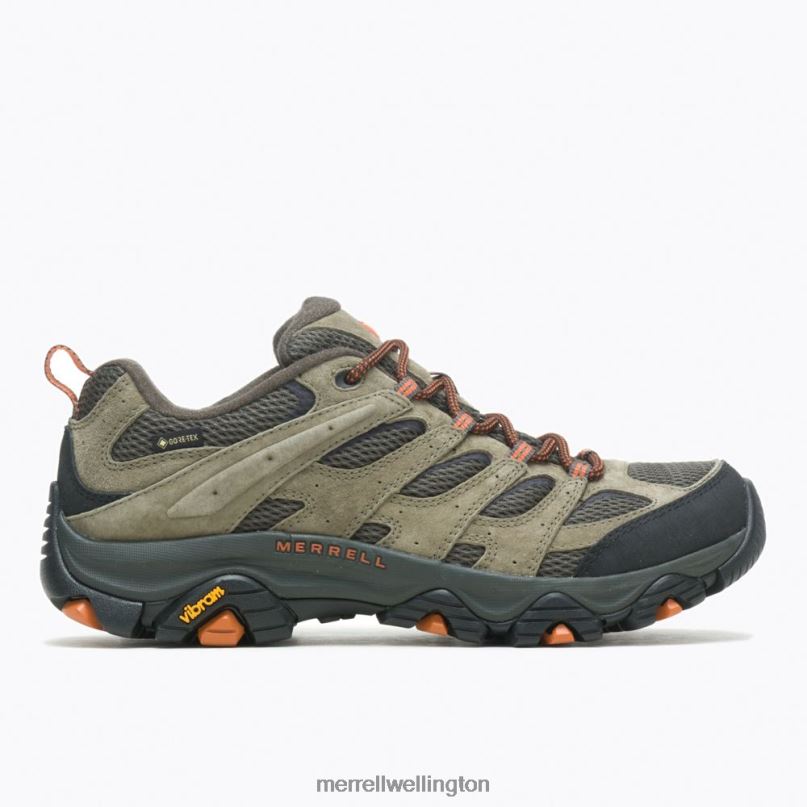 Moab 3 GORE-TEX (J035801) Merrell Men 8VV6P237 Shoes Olive - Click Image to Close