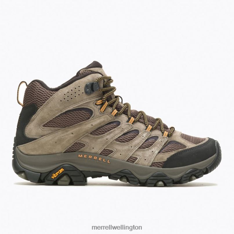 Moab 3 Mid (J035869) Merrell Men 8VV6P132 Shoes Walnut - Click Image to Close