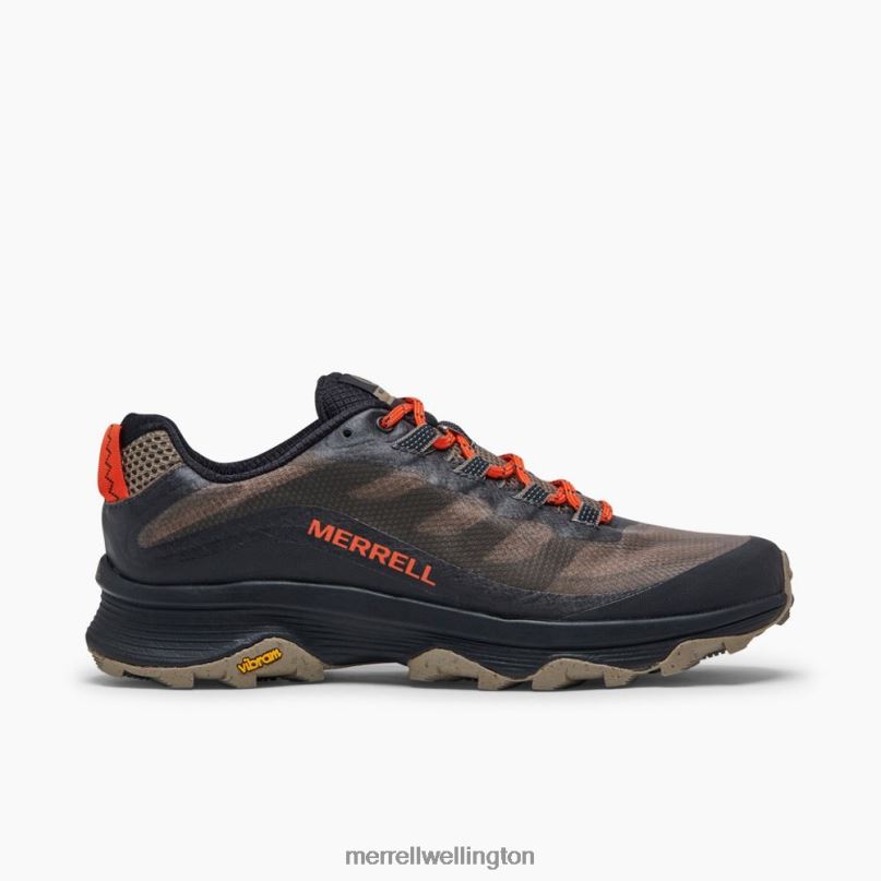 Moab Speed (J066779) Merrell Men 8VV6P512 Shoes Brindle - Click Image to Close