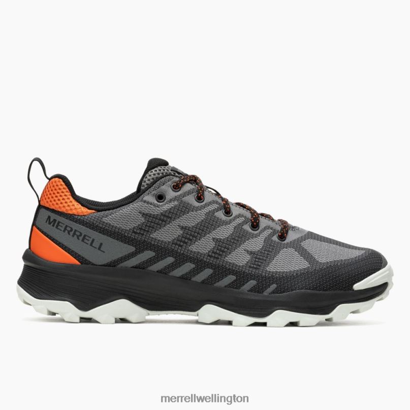 Speed Eco (J036987) Merrell Men 8VV6P28 Shoes Charcoal/Tangerine - Click Image to Close