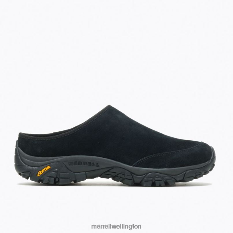 Moab Retro Slide 1TRL (J004713) Merrell Men 8VV6P760 Shoes Black - Click Image to Close