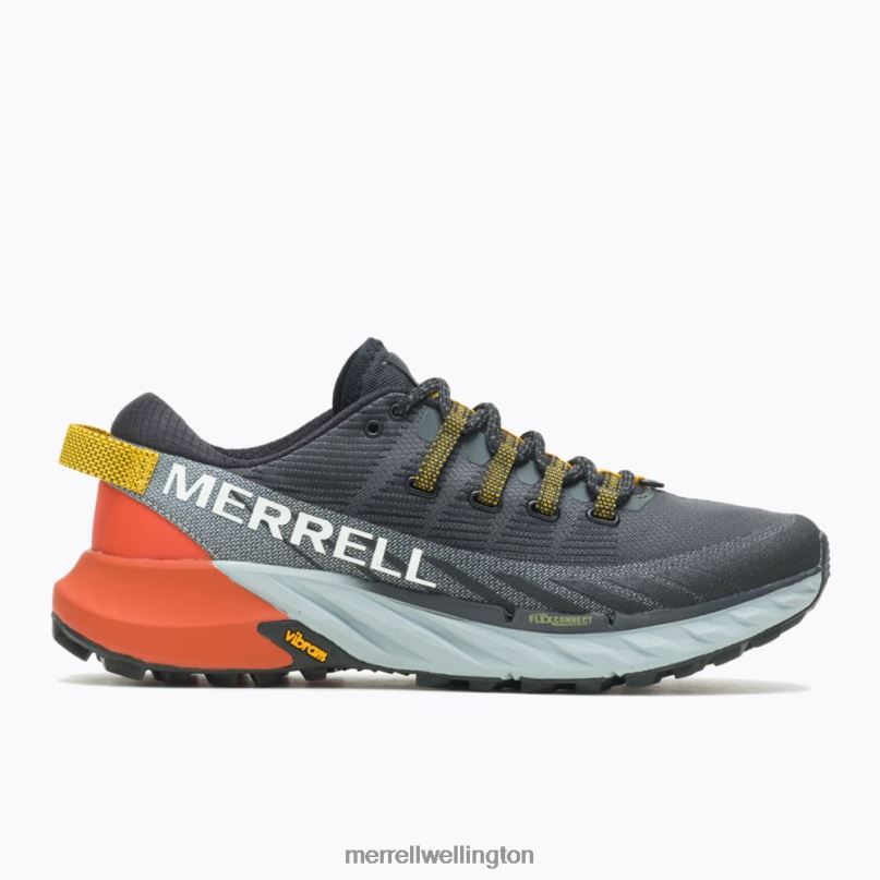 Agility Peak 4 (J067347) Merrell Men 8VV6P83 Shoes Black/Highrise