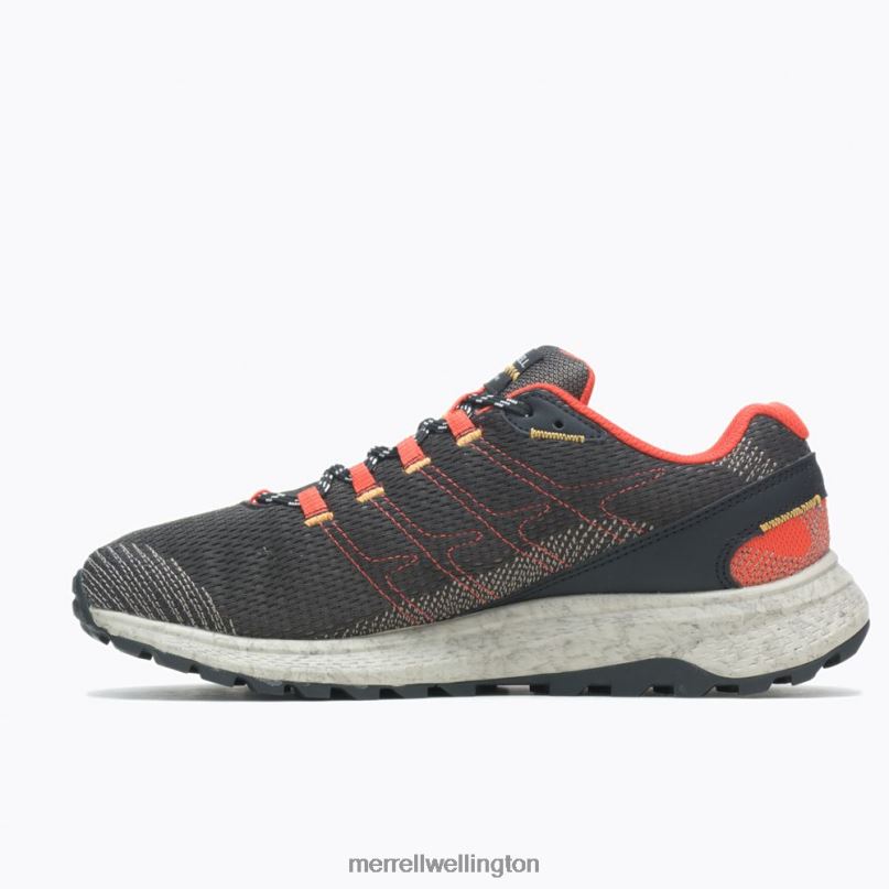 Fly Strike (J067377) Merrell Men 8VV6P736 Shoes Black/Tangerine