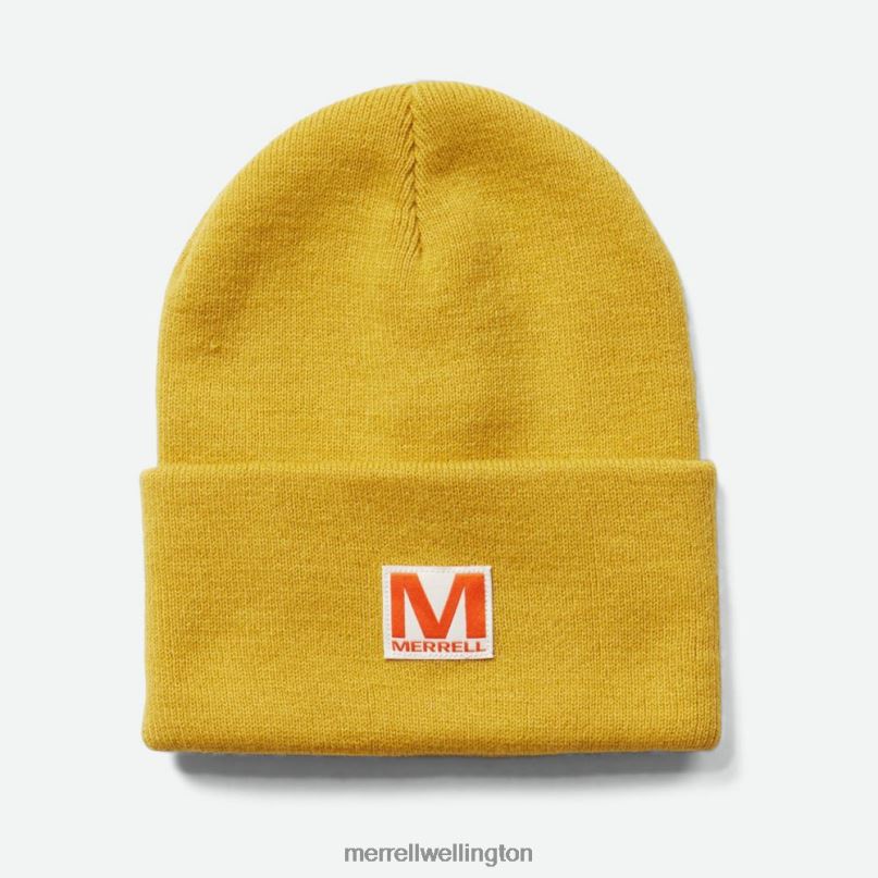 Patch Beanie (JAF26639-753) Merrell Unisex 8VV6P225 Accessories Gold - Click Image to Close