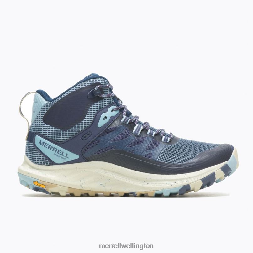 Antora 3 Mid Waterproof (J067586) Merrell Unisex 8VV6P1085 Shoes Sea - Click Image to Close