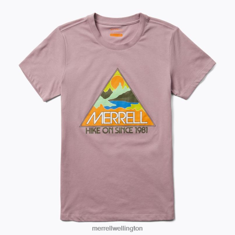 Triangle Tee (JWS26825-494) Merrell Women 8VV6P1005 Clothes Elderberry - Click Image to Close