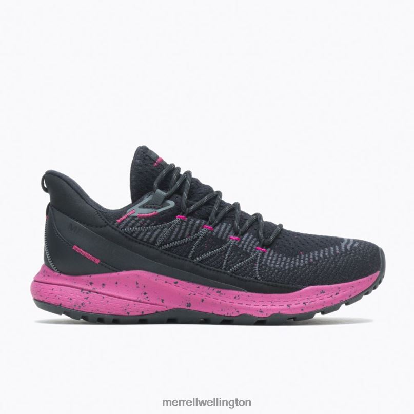 Bravada 2 Waterproof (J500164) Merrell Women 8VV6P903 Shoes Black/Fuchsia - Click Image to Close