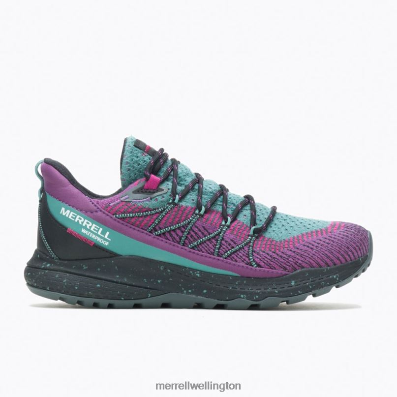 Bravada 2 Waterproof (J500166) Merrell Women 8VV6P908 Shoes Mineral/Fuchsia - Click Image to Close