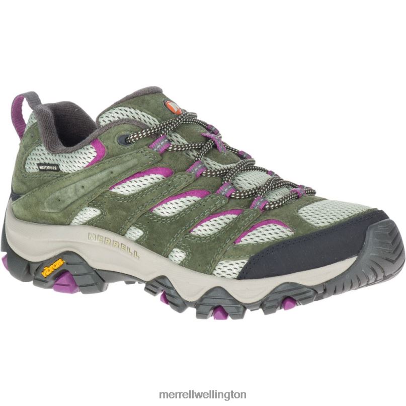 Moab 3 Waterproof (J035868) Merrell Women 8VV6P1031 Shoes Lichen