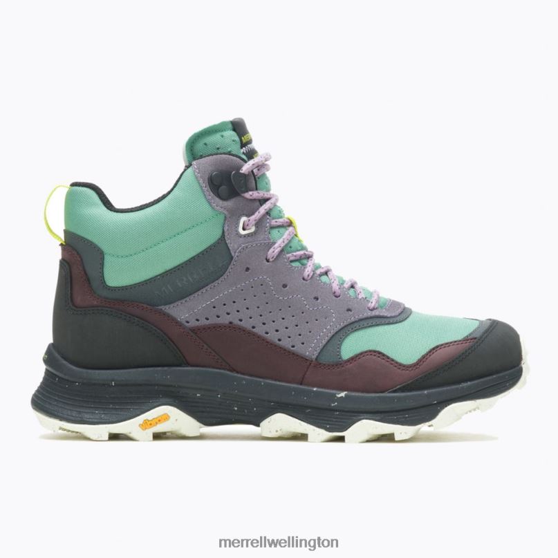 Speed Solo Mid Waterproof (J005098) Merrell Women 8VV6P828 Shoes Jade - Click Image to Close