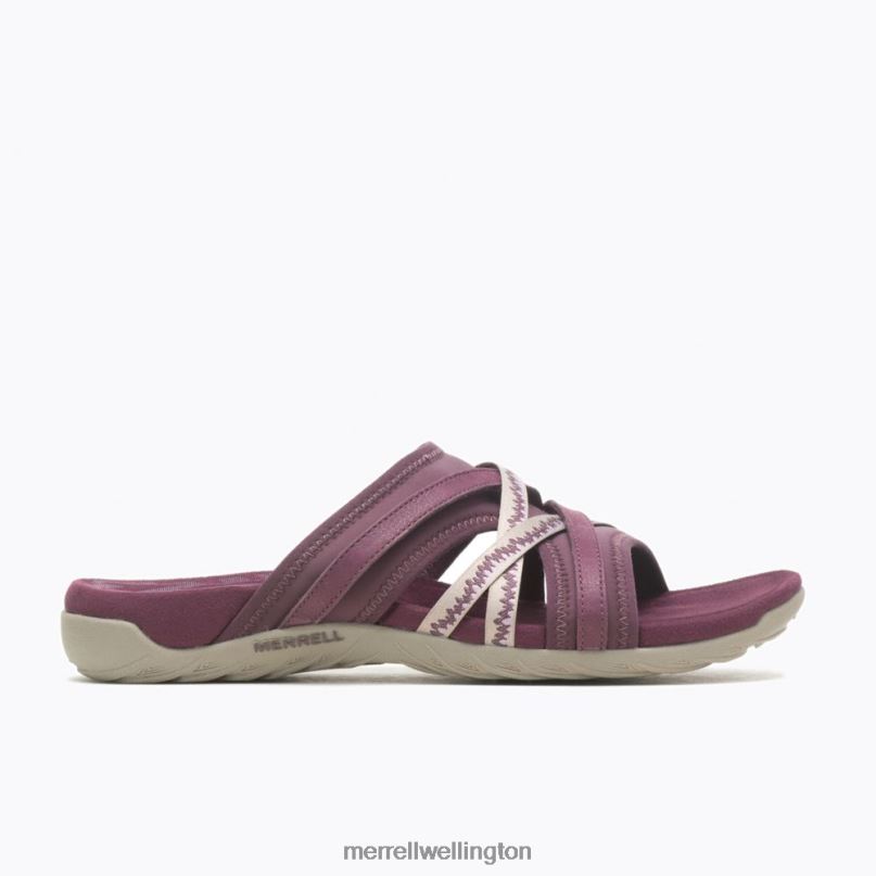 Terran 3 Cush Slide (J005674) Merrell Women 8VV6P951 Shoes Burgundy - Click Image to Close