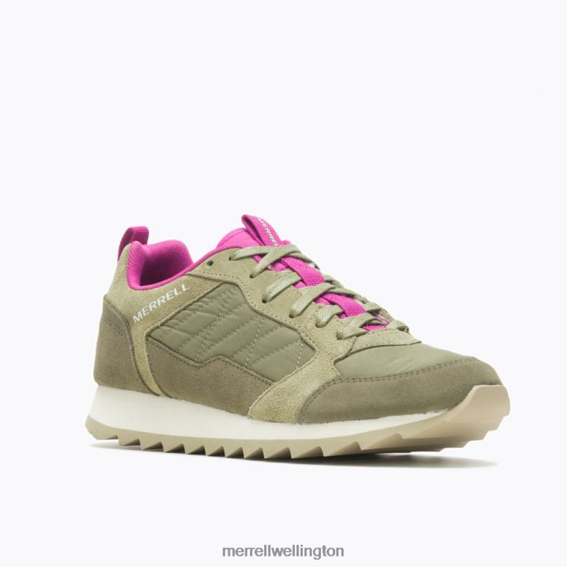 Alpine Sneaker (J005180) Merrell Women 8VV6P852 Shoes Olive/Fuchsia