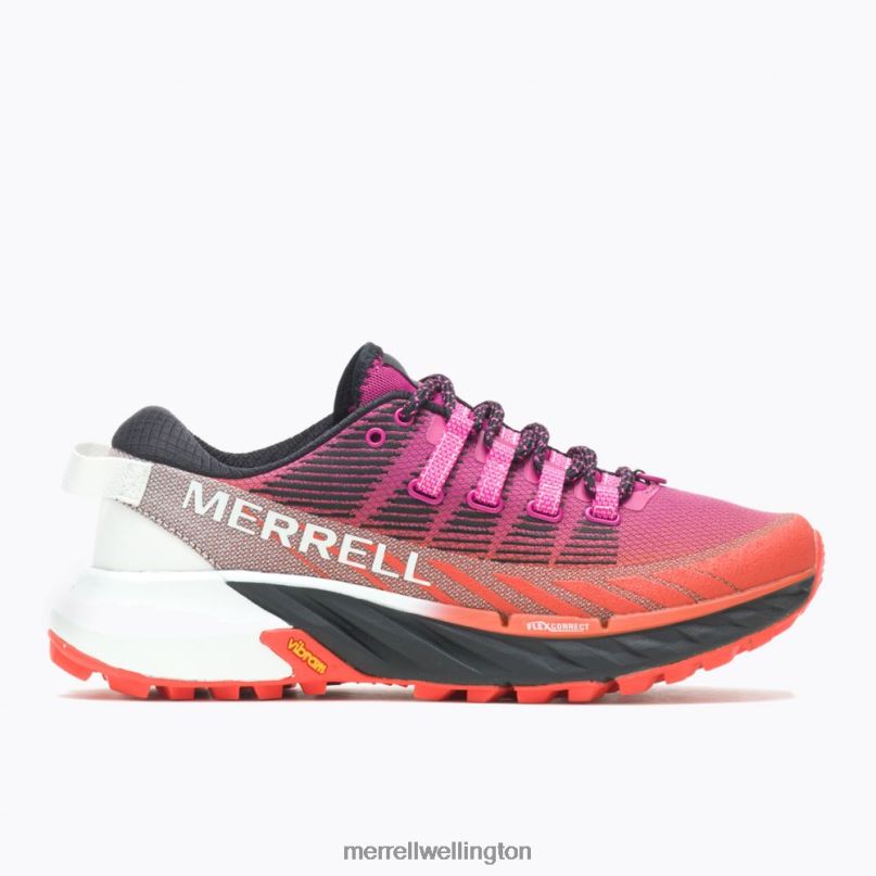 Agility Peak 4 (J067524) Merrell Women 8VV6P925 Shoes Fuchsia/Tangerine