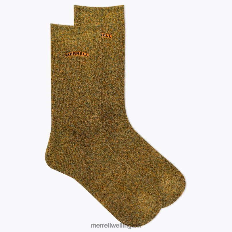 After-Sport Cushioned Crew Sock (JSF26893-800) Merrell Unisex 8VV6P215 Accessories Orange - Image 3