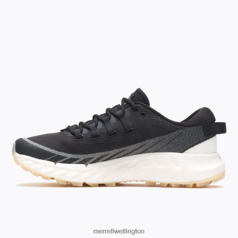 Agility Peak 4 Eco Dye (J067131) Merrell Men 8VV6P607 Shoes Black/White - Image 6