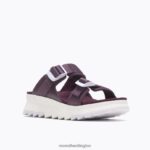 Alpine Cush Slide (J004296) Merrell Women 8VV6P1080 Shoes Burgundy - Image 3