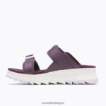 Alpine Cush Slide (J004296) Merrell Women 8VV6P1080 Shoes Burgundy - Image 4