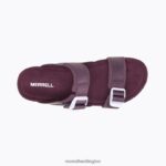 Alpine Cush Slide (J004296) Merrell Women 8VV6P1080 Shoes Burgundy - Image 7