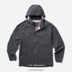 Alpine Packable Rain Shell (JMS26321-003) Merrell Men 8VV6P702 Clothes Black Heather - Image 7
