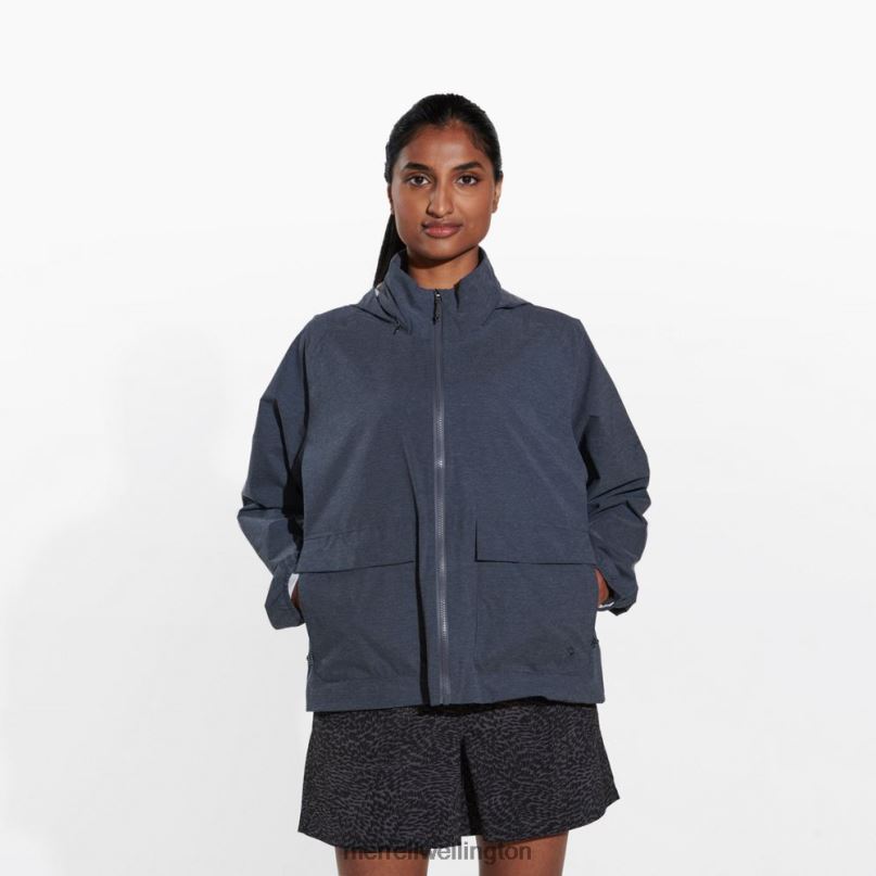 Alpine Packable Rain Shell (JWS26352-003) Merrell Women 8VV6P1183 Clothes Black Heather - Image 1