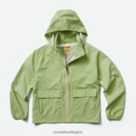 Alpine Packable Rain Shell (JWS26352-322) Merrell Women 8VV6P1188 Clothes Foam Green Heather