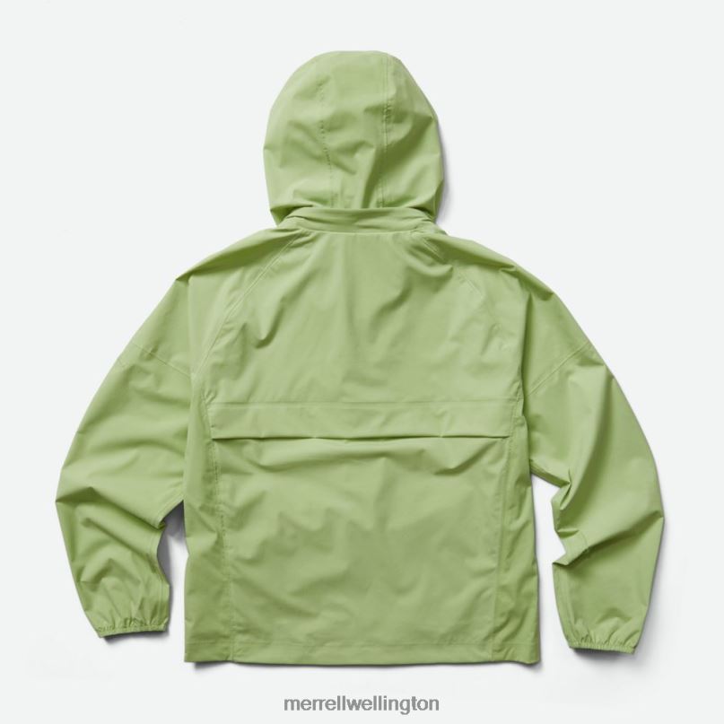 Alpine Packable Rain Shell (JWS26352-322) Merrell Women 8VV6P1188 Clothes Foam Green Heather - Image 3