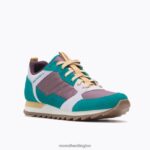 Alpine Sneaker (J004150) Merrell Women 8VV6P850 Shoes Burgundy/Teal - Image 3