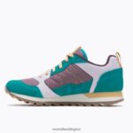 Alpine Sneaker (J004150) Merrell Women 8VV6P850 Shoes Burgundy/Teal - Image 4