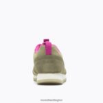 Alpine Sneaker (J005180) Merrell Women 8VV6P852 Shoes Olive/Fuchsia - Image 5