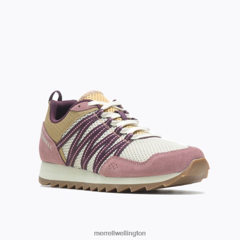 Alpine Sneaker Sport (J004800) Merrell Women 8VV6P962 Shoes Oyster/Gold - Image 3