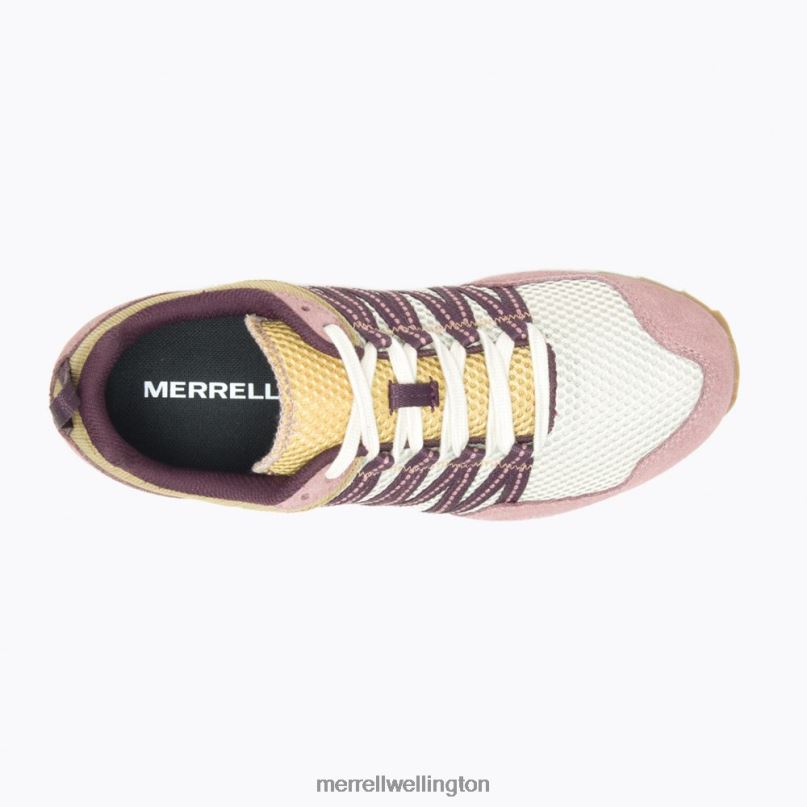 Alpine Sneaker Sport (J004800) Merrell Women 8VV6P962 Shoes Oyster/Gold - Image 7