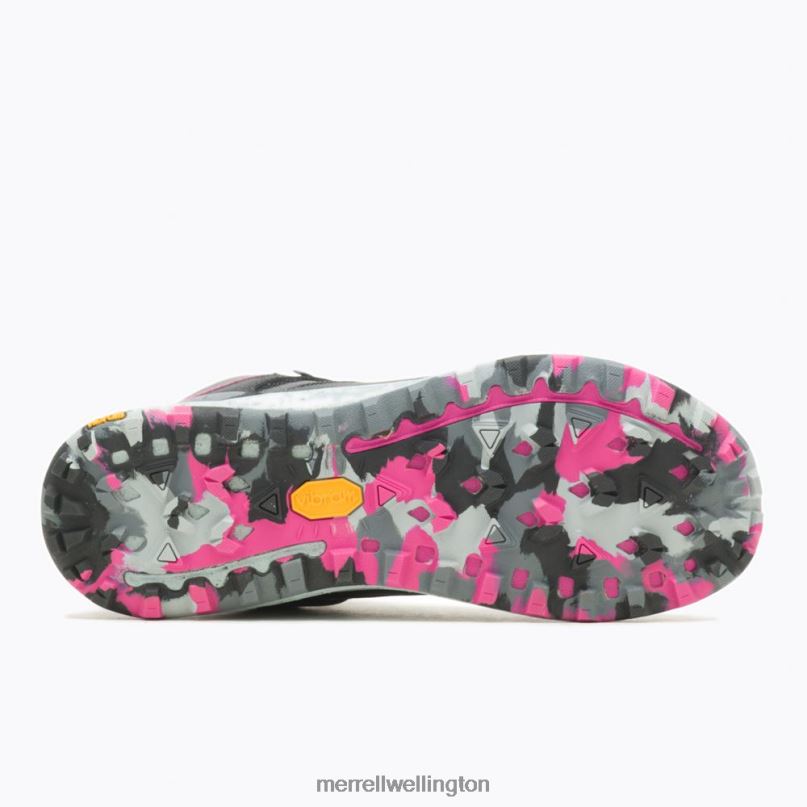Antora 3 Mid Waterproof (J067582) Merrell Unisex 8VV6P1084 Shoes Black/Fuchsia - Image 3