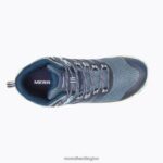 Antora 3 Mid Waterproof (J067586) Merrell Unisex 8VV6P1085 Shoes Sea - Image 4