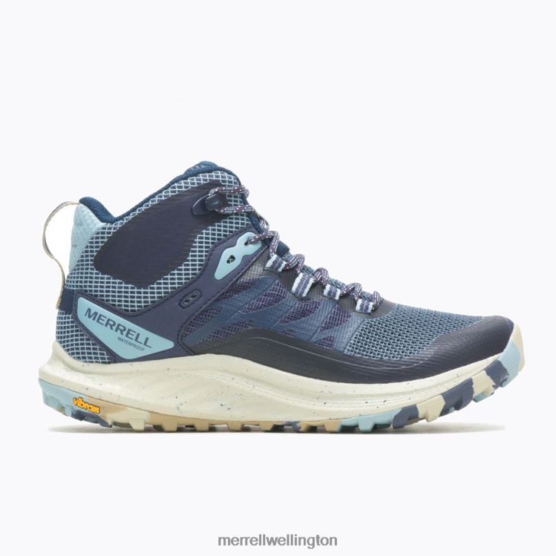 Antora 3 Mid Waterproof (J067586) Merrell Unisex 8VV6P1085 Shoes Sea - Image 1
