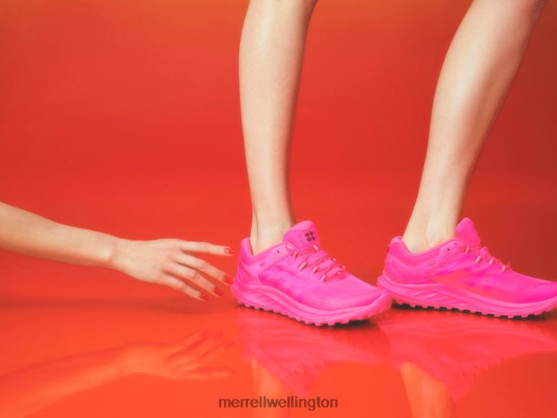 Antora 3 X Sweaty Betty (J500380) Merrell Women 8VV6P1322 Shoes Hot Pink - Image 3