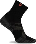 Bare Access Mid Crew Sock (JSS25926-010) Merrell Unisex 8VV6P756 Accessories Black - Image 2