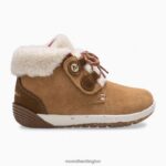 Bare Steps Cocoa Jr. Boot (ML163228) Merrell Kids 8VV6P1468 Shoes Chestnut Suede