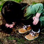 Bare Steps Cocoa Jr. Boot (ML163228) Merrell Kids 8VV6P1468 Shoes Chestnut Suede - Image 3