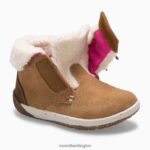 Bare Steps Cocoa Jr. Boot (ML163228) Merrell Kids 8VV6P1468 Shoes Chestnut Suede - Image 4