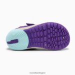 Bare Steps H2O Sneaker (ML164494) Merrell Kids 8VV6P1395 Shoes Purple/Turquoise - Image 4