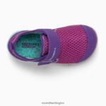 Bare Steps H2O Sneaker (ML164494) Merrell Kids 8VV6P1395 Shoes Purple/Turquoise - Image 5