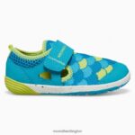 Bare Steps H2O Sneaker (ML166803) Merrell Kids 8VV6P1394 Shoes Turquoise/Lime - Image 2