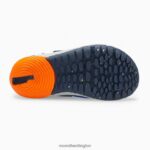 Bare Steps H2O Sneaker (ML260875) Merrell Kids 8VV6P1396 Shoes Blue/Orange - Image 4