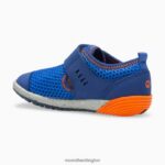 Bare Steps H2O Sneaker (ML260875) Merrell Kids 8VV6P1396 Shoes Blue/Orange - Image 6