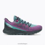 Bravada 2 Waterproof (J500166) Merrell Women 8VV6P908 Shoes Mineral/Fuchsia - Image 2